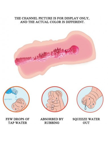 CRAZY BULL - MASTURBADOR WATER SKIN VAGINA WITH VIBRATING BULLETS