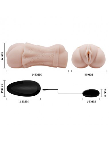 CRAZY BULL - MASTURBADOR WATER SKIN VAGINA WITH VIBRATING BULLET 2