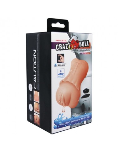 CRAZY BULL - MASTURBADOR WATER SKIN VAGINA WITH VIBRATING BULLET 2