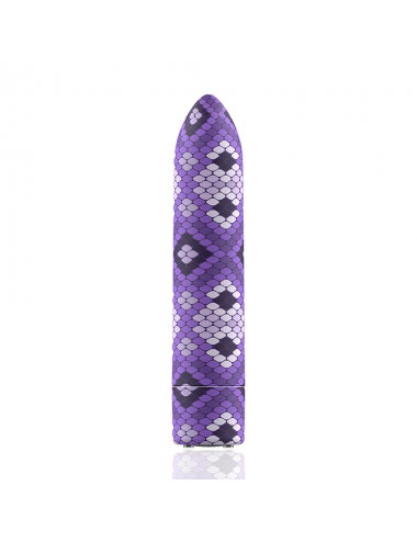 CUSTOM BULLETS RECHARGEABLE SNAKE PURPLE MAGNETIC BULLET 10 INTENSITIES