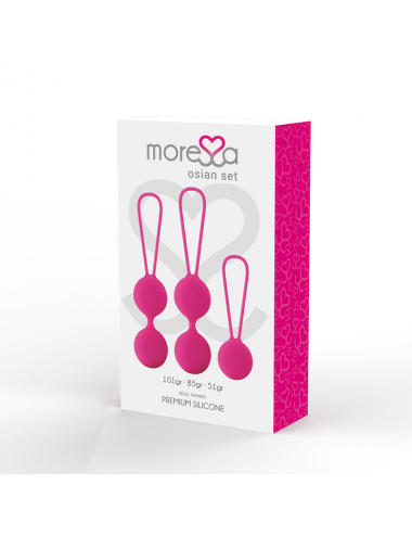 MORESSA OSIAN SET PREMIUM SILICONE  PINK