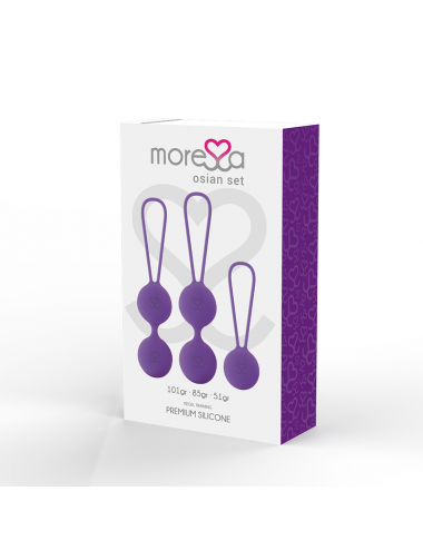 MORESSA OSIAN SET PREMIUM SILICONE  PURPLE