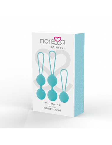 MORESSA OSIAN SET PREMIUM SILICONE  TURQUOISE