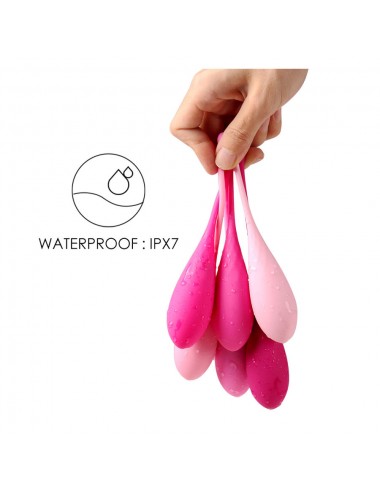LESLIE KEGEL FIT PELVIC MUSCLE TRAINING SET 6 WEIGHTS