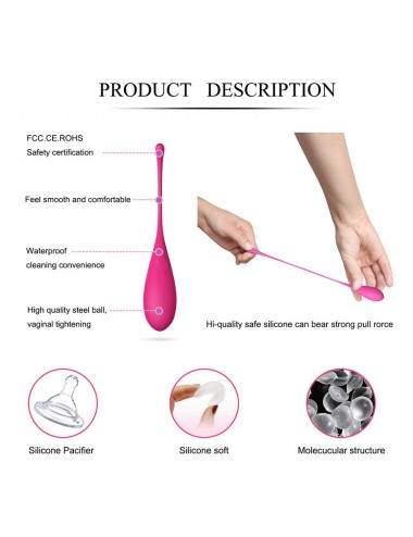 LESLIE KEGEL FIT PELVIC MUSCLE TRAINING SET 6 WEIGHTS