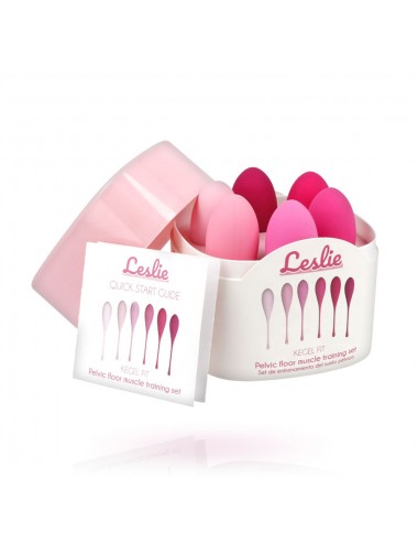 LESLIE KEGEL FIT PELVIC MUSCLE TRAINING SET 6 WEIGHTS