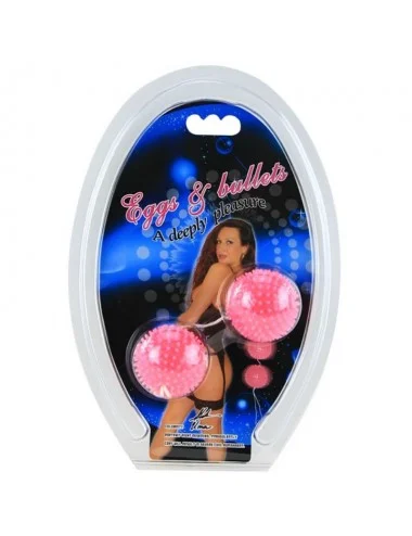 A DEEPLY PLEASURE SPIKY BALLS PINK 3.6 CM