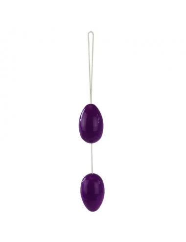 TWINS BALLS ANAL BEADS PURPLE