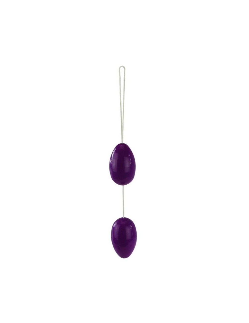TWINS BALLS ANAL BEADS PURPLE
