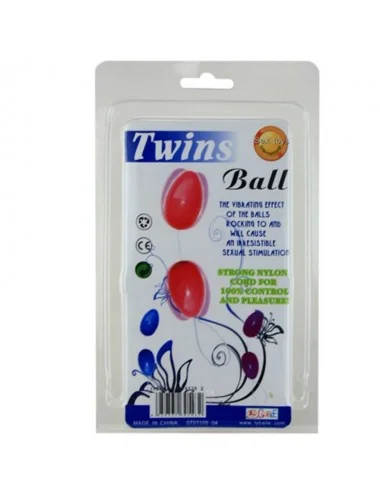 TWINS BALLS ANAL BEADS PURPLE