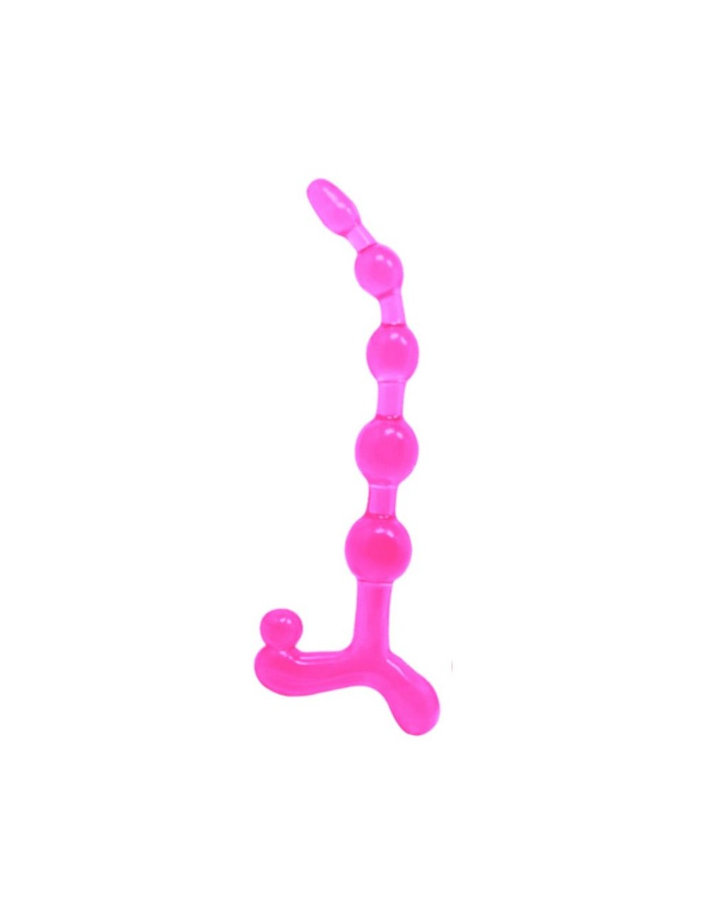 BENDY TWIST ANAL BEADS PINK