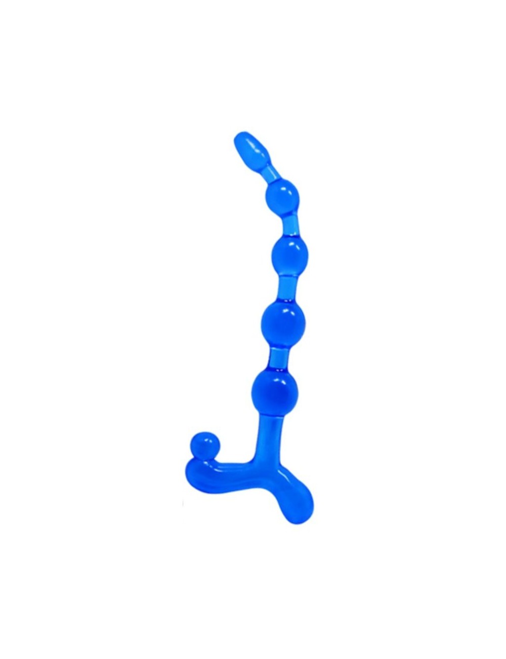 BENDY TWIST ANAL BEADS BLUE