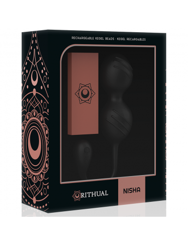 RITHUAL NISHA RECHARGEABLE KEGEL BALLS BLACK