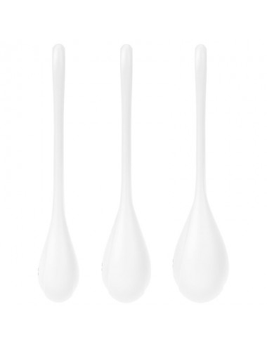 SATISFYER YONI POWER 1 TRAINING SET - WHITE
