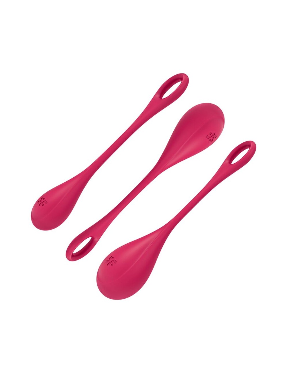 SATISFYER YONI POWER 1 TRAINING SET - RED SATISFYER YONI POWER 1 TRAINING SET - RED