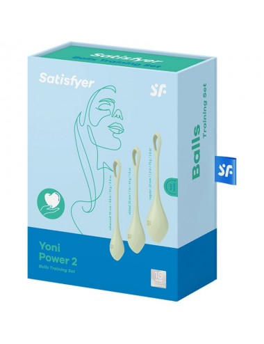 SATISFYER YONI POWER 2 TRAINING SET - GREEN