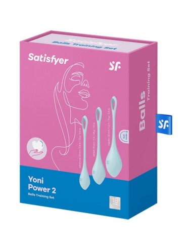 SATISFYER YONI POWER 2 TRAINING SET - BLUE