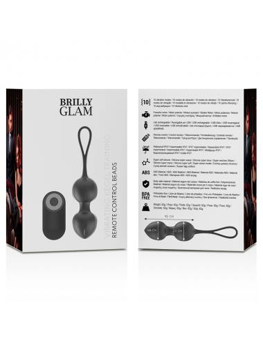 BRILLY GLAM VIBRATING KEGEL BEADS REMOTE CONTROL