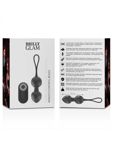 BRILLY GLAM VIBRATING KEGEL BEADS REMOTE CONTROL