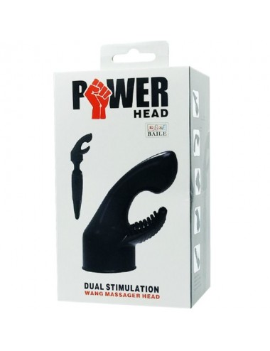 POWER HEAD - INTERCHANGEABLE WAND MASSAGER HEAD G- SPOT AND CLIT STIMULATING