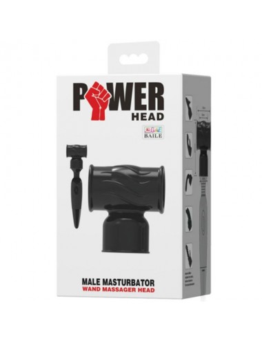 POWER HEAD - INTERCHANGEABLE WAND MASSAGER HEAD PENNIS STIMULATING