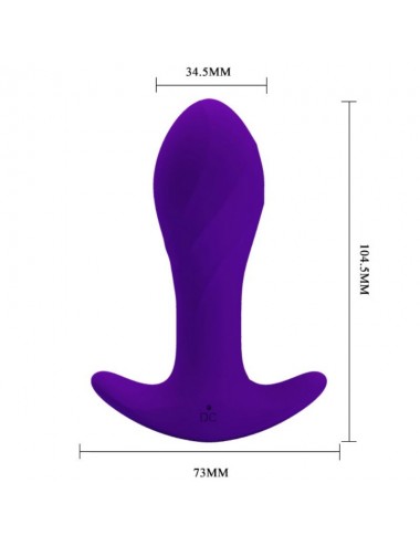 PRETTY LOVE ANAL PLUG MASSAGER PURPLE