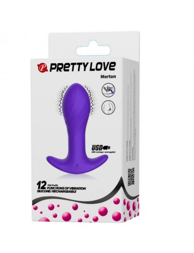 PRETTY LOVE ANAL PLUG MASSAGER PURPLE