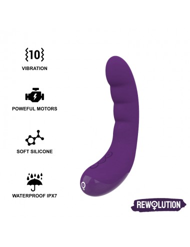 REWOLUTION REWOCURVY RECHARGEABLE FLEXIBLE VIBRATOR