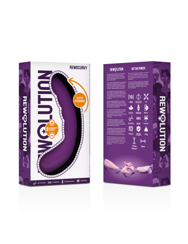 REWOLUTION REWOCURVY RECHARGEABLE FLEXIBLE VIBRATOR