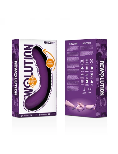 REWOLUTION REWOCURVY RECHARGEABLE FLEXIBLE VIBRATOR