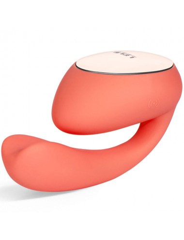 LELO IDA WAVE COUPLES MASSAGER CORAL RED