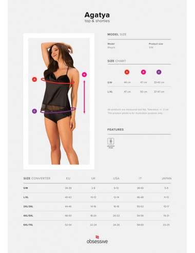 OBSESSIVE - AGATYA TWO PIECES SET S/M