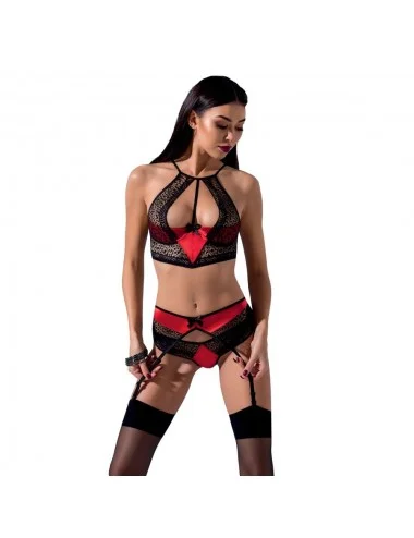 PASSION WOMAN SCARLET - RED SET L/XL