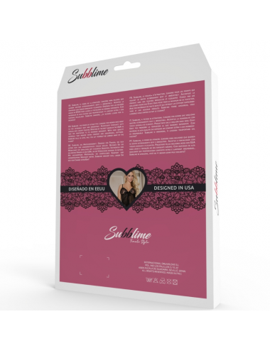SUBBLIME PEIGNOIR FLORAL DESIGN ONE SIZE
