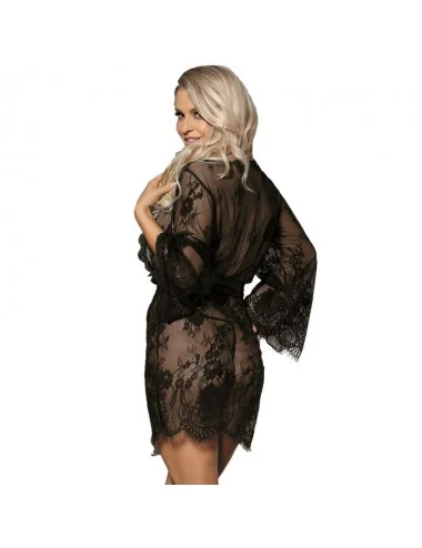 SUBBLIME LACE PEIGNOIR FLARED SLEEVES S/M