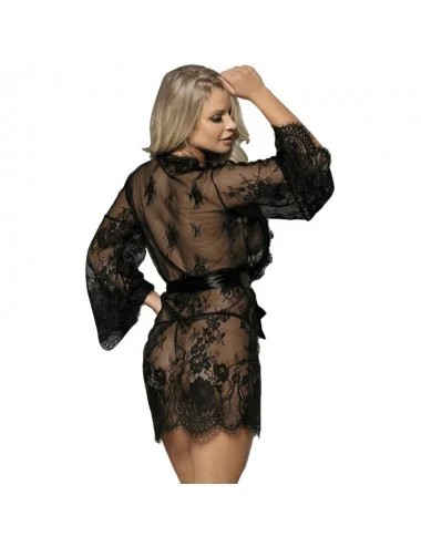 SUBBLIME LACE PEIGNOIR FLARED SLEEVES S/M