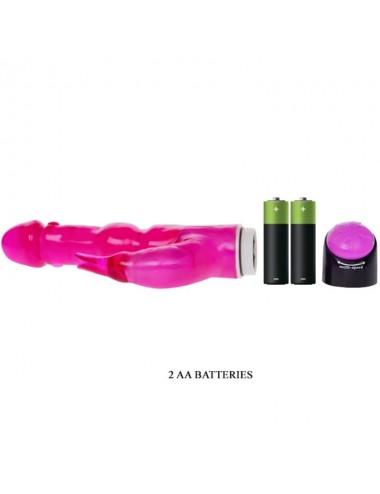 BAILE - WAVES OF PLEASURE FANTASY VIBRATOR WITH RABBIT 23 CM