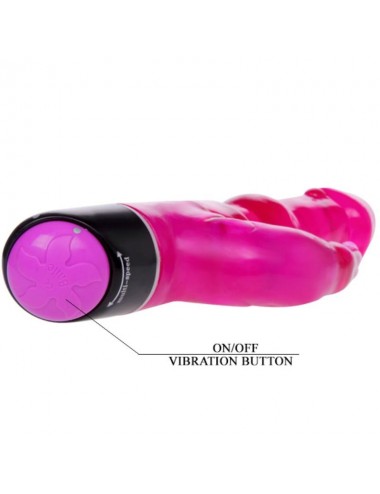 BAILE - WAVES OF PLEASURE FANTASY VIBRATOR WITH RABBIT 23 CM