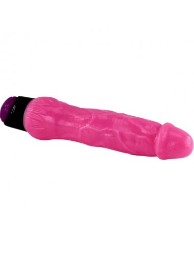 BAILE - COLORFUL SEX REALISTIC VIBRATOR PINK 24 CM