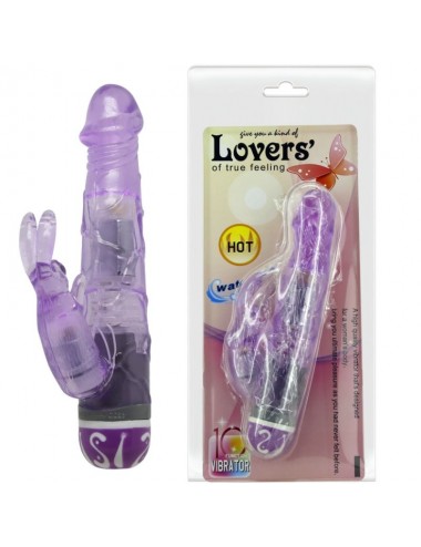 BAILE VIBRATORS MULTISPEED RABBIT VIBRATOR PURPLE