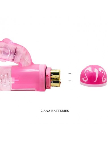 BAILE - MULTISPEED VIBRATOR WITH PINK STIMULATOR
