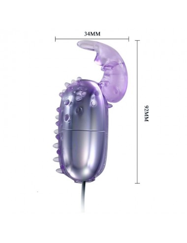 SUPER VIBRATOR VIBRATING EGG WITH STIMULATOR