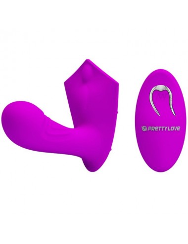 PRETTY LOVE WILLIE VIBRATING STIMULATOR WITH REMOTE CONTROL