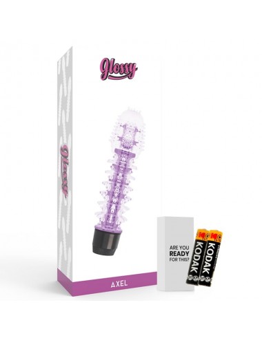 GLOSSY AXEL VIBRATOR PURPLE