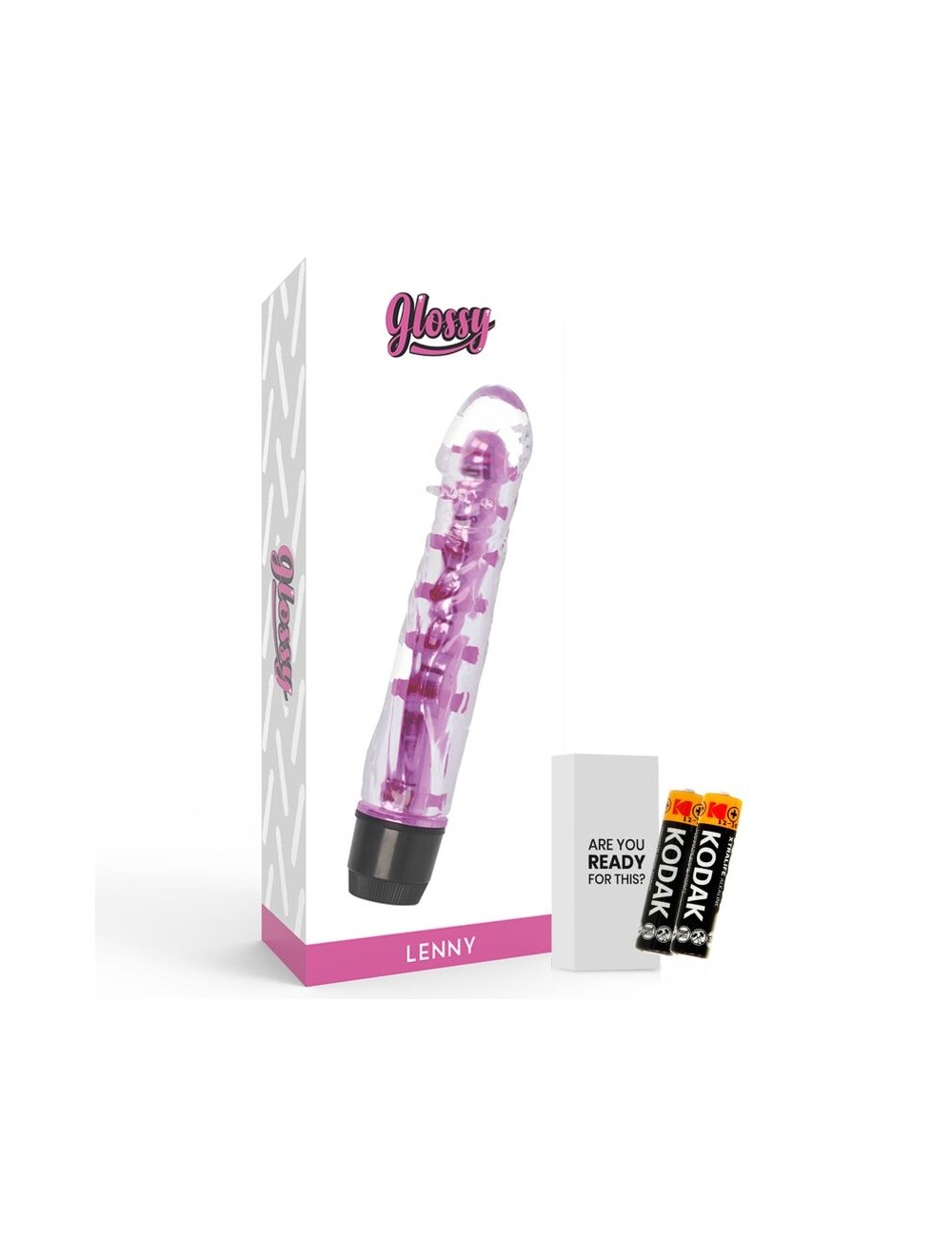 GLOSSY LENNY VIBRATOR PINK