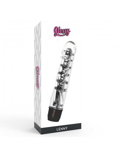 GLOSSY - LENNY VIBRATOR BLACK