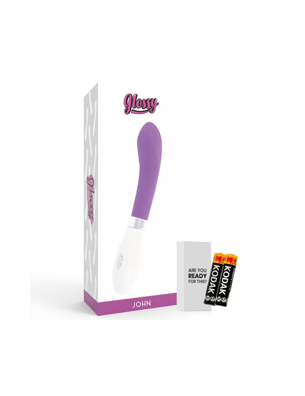 GLOSSY JOHN VIBRATOR PURPLE