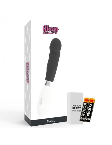 GLOSSY PAUL VIBRATOR BLACK