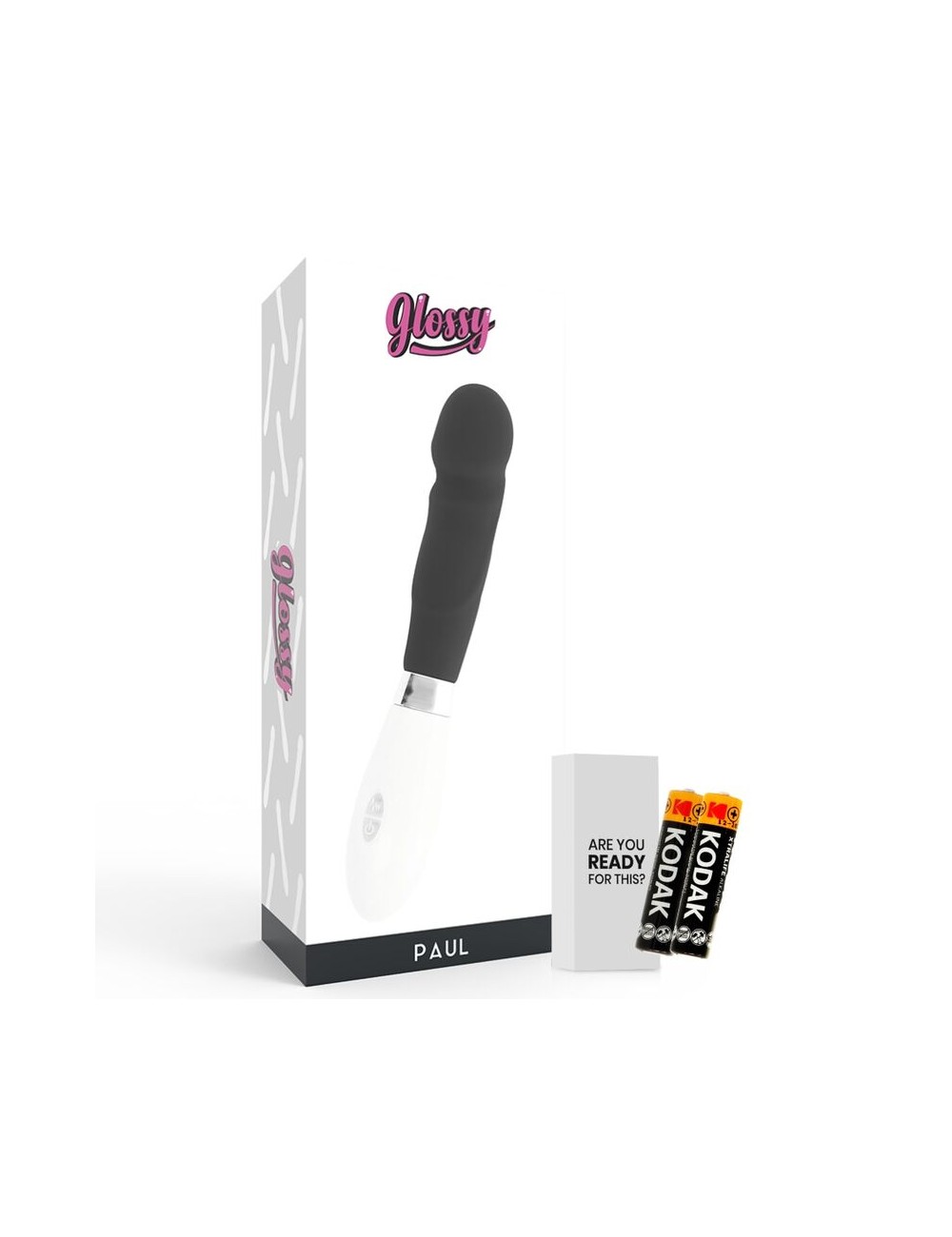 GLOSSY PAUL VIBRATOR BLACK