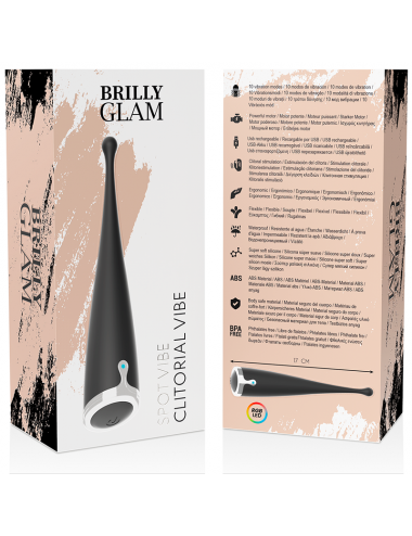 BRILLY GLAM - SPOT VIBE CLITORIAL BLACK